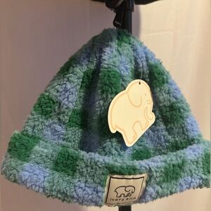 Ivory Ella fleece hat NWT